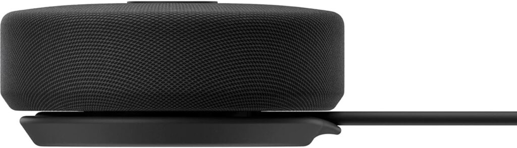 Microsoft Modern USB-C Speaker, Certified for Microsoft Teams, 2- Way Compact Stereo Speaker, Call Controls, Noise Reducing Microphone. Wired USB-C Connection,Black