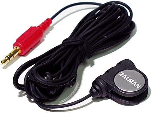Zalman ZM-MIC1 High Sensitivity Headphone Microphone with Mini Clip, Computer PC Streaming Gaming Mic, 3.5mm Jack